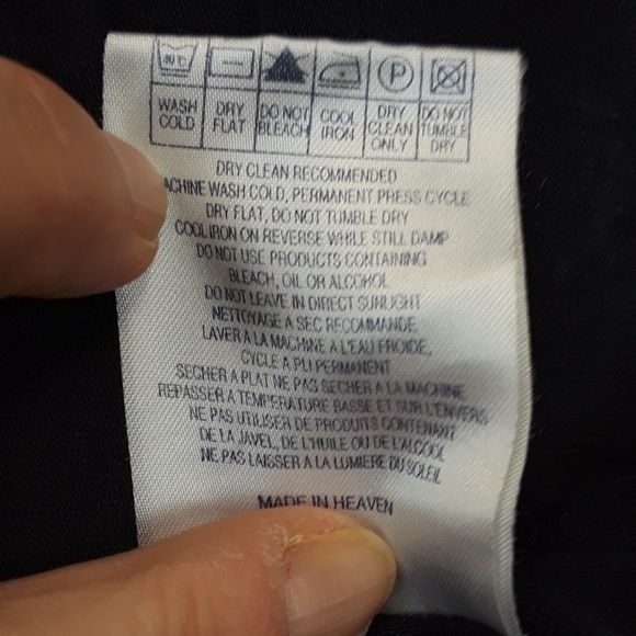 TED Baker Black Men's Long Sleeve Shirt Size 4 - Picture 8 of 8